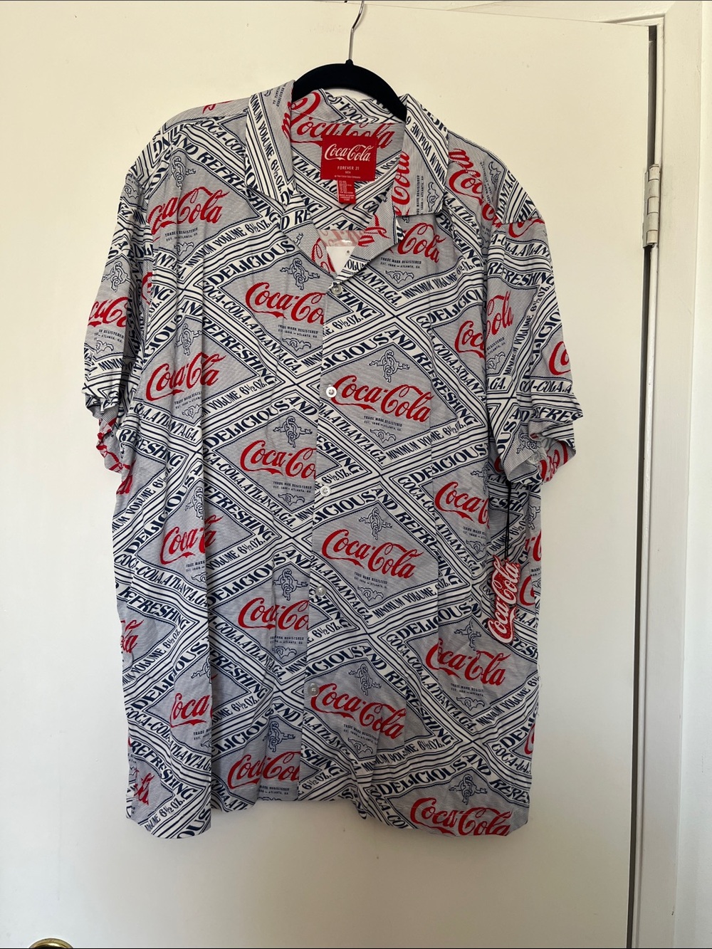 Forever 21 Coca Cola Button-Down Shirt